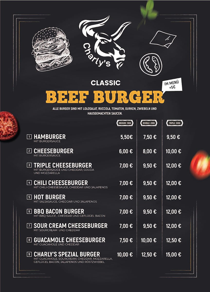 Menu Charly’S Burger & Sweets Gmbh-1